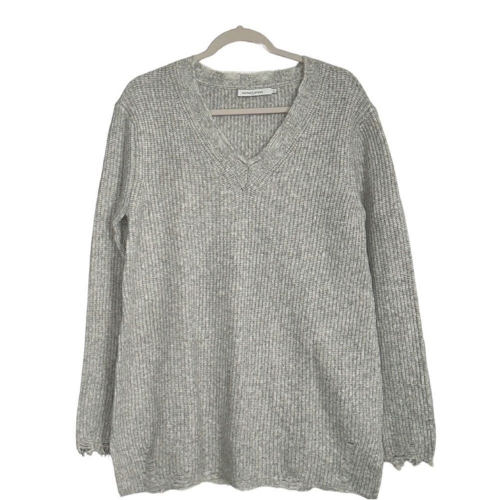 Stitches & Stripes Gray Sweater(Size Medium) - Picture 2 of 9